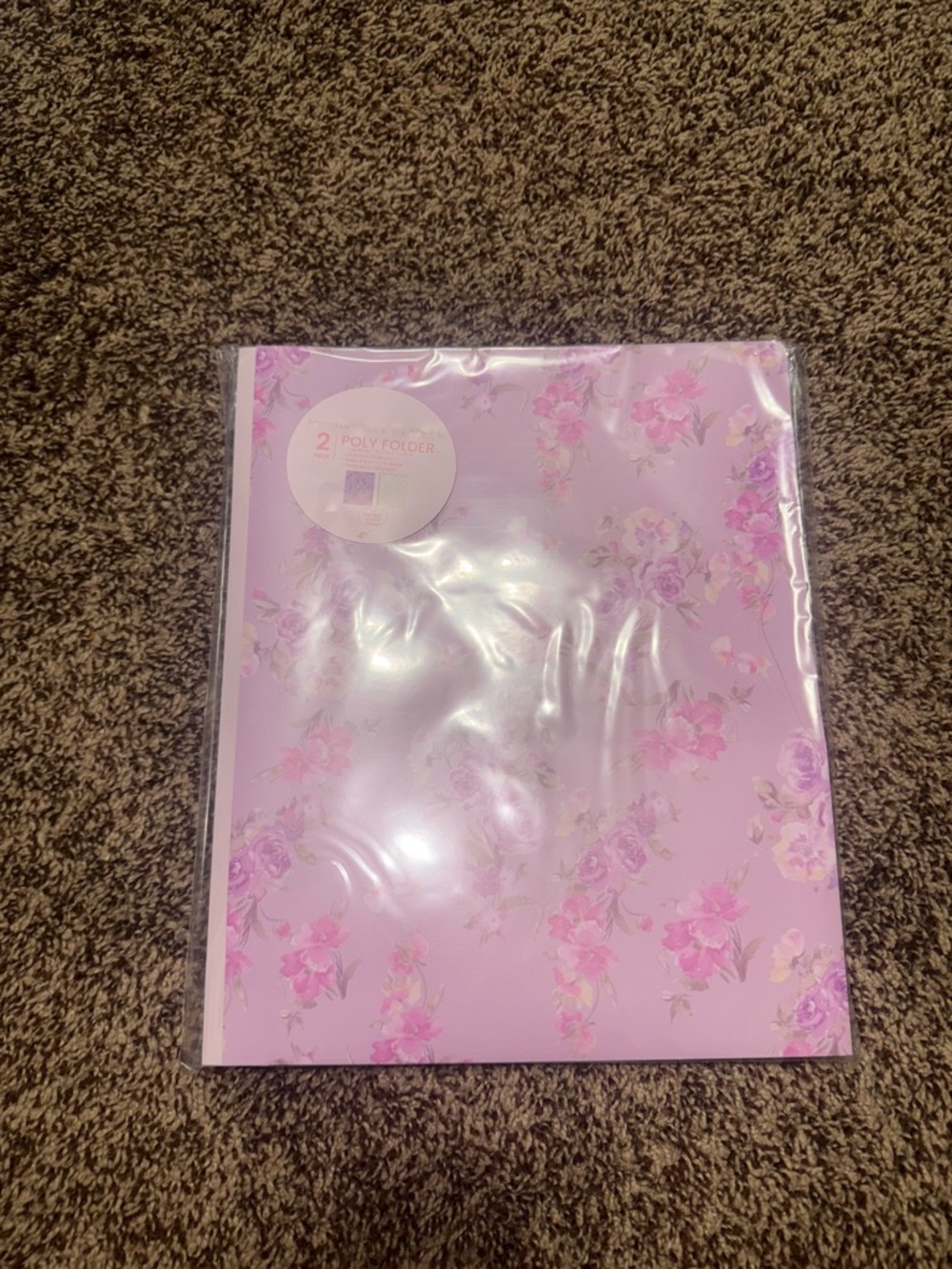 LoveShackFancy x Target Purple & Pink Poly Folders